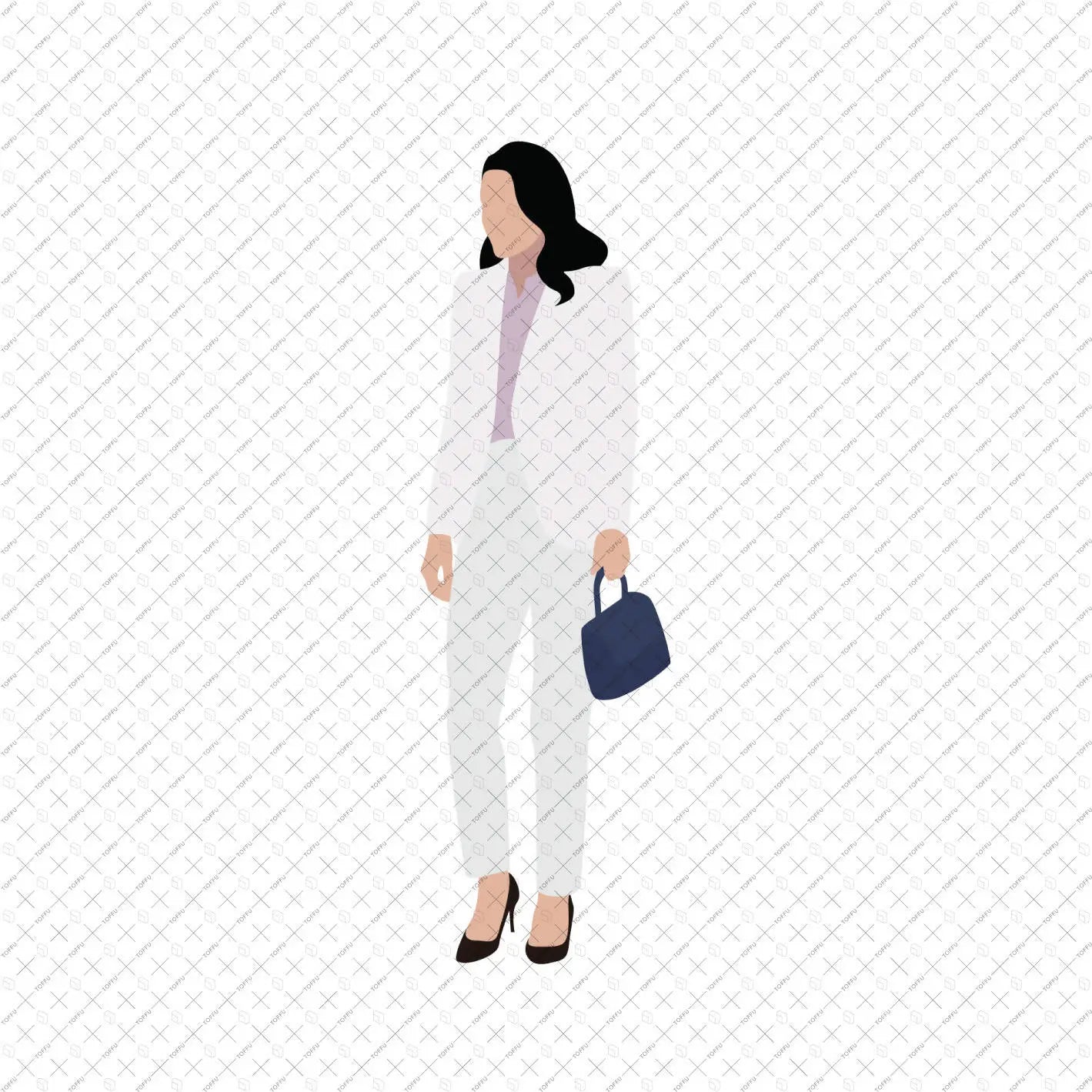 Flat Vector Formal Wear People Digital Artwork drawings | Toffu Co