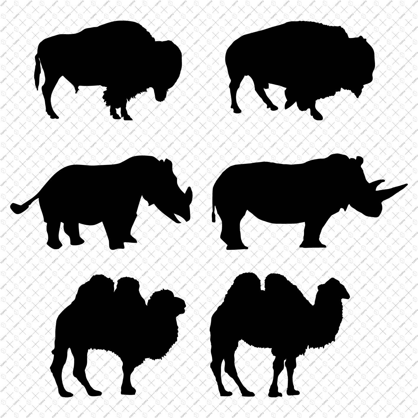 Flat Vector Animals PNG - Toffu Co