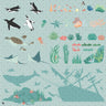 Flat Vector Underwater Uncategorized drawings | Toffu Co