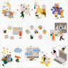 Flat Vector Web Design Collaborative Characters Uncategorized drawings | Toffu Co