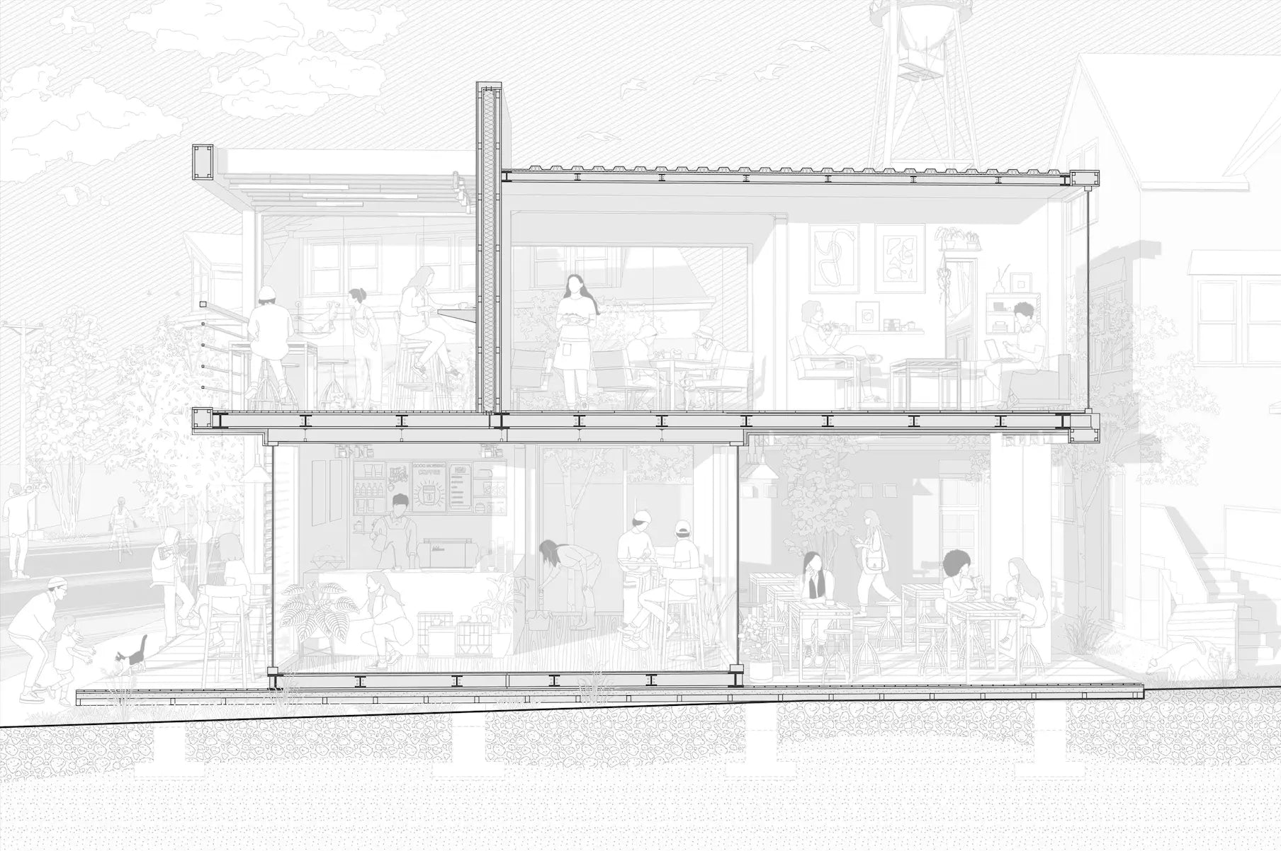 Flat Vector Detailed Perspective Section Creative Content Bundle Digital Artwork drawings | Toffu Co