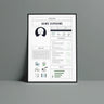 Resume Template Set 7 Digital Artwork drawings | Toffu Co