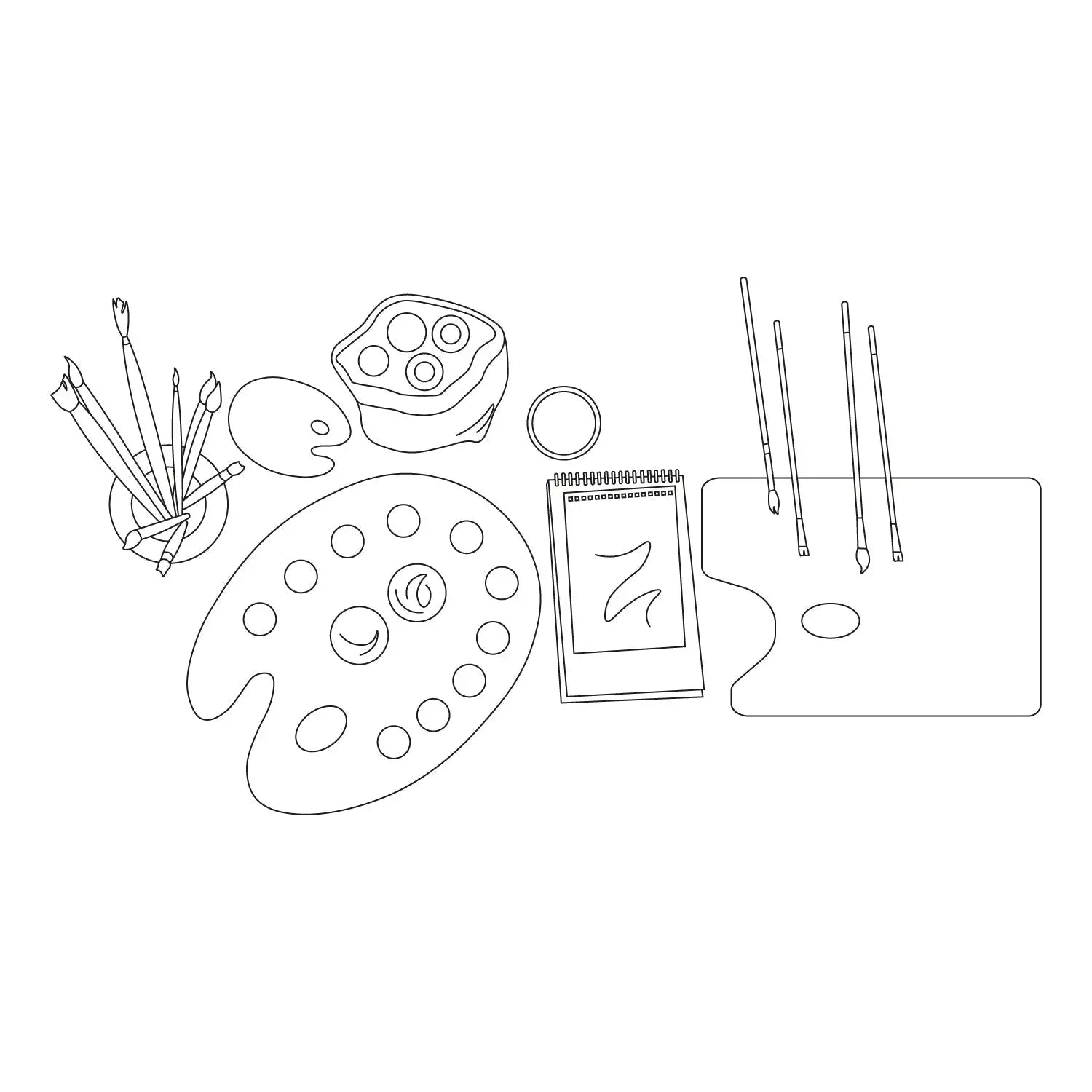 Cad Arts & Craft Detail Objects Top View Digital Artwork drawings | Toffu Co