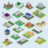 Axonometric Public Facilities Digital Artwork drawings | Toffu Co