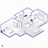 Axonometric Cad Home Furniture Digital Artwork drawings | Toffu Co