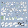 Axonometric Section Drawing Creative Content Bundle Digital Artwork drawings | Toffu Co