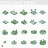 Axonometric Diagram Green Space Forms PNG - Toffu Co