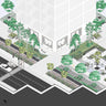 Axonometric Urban Landscape Digital Artwork drawings | Toffu Co
