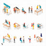Axonometric Designer Digital Artwork drawings | Toffu Co