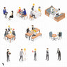 Axonometric Restaurant Digital Artwork drawings | Toffu Co