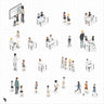 Axonometric School Digital Artwork drawings | Toffu Co