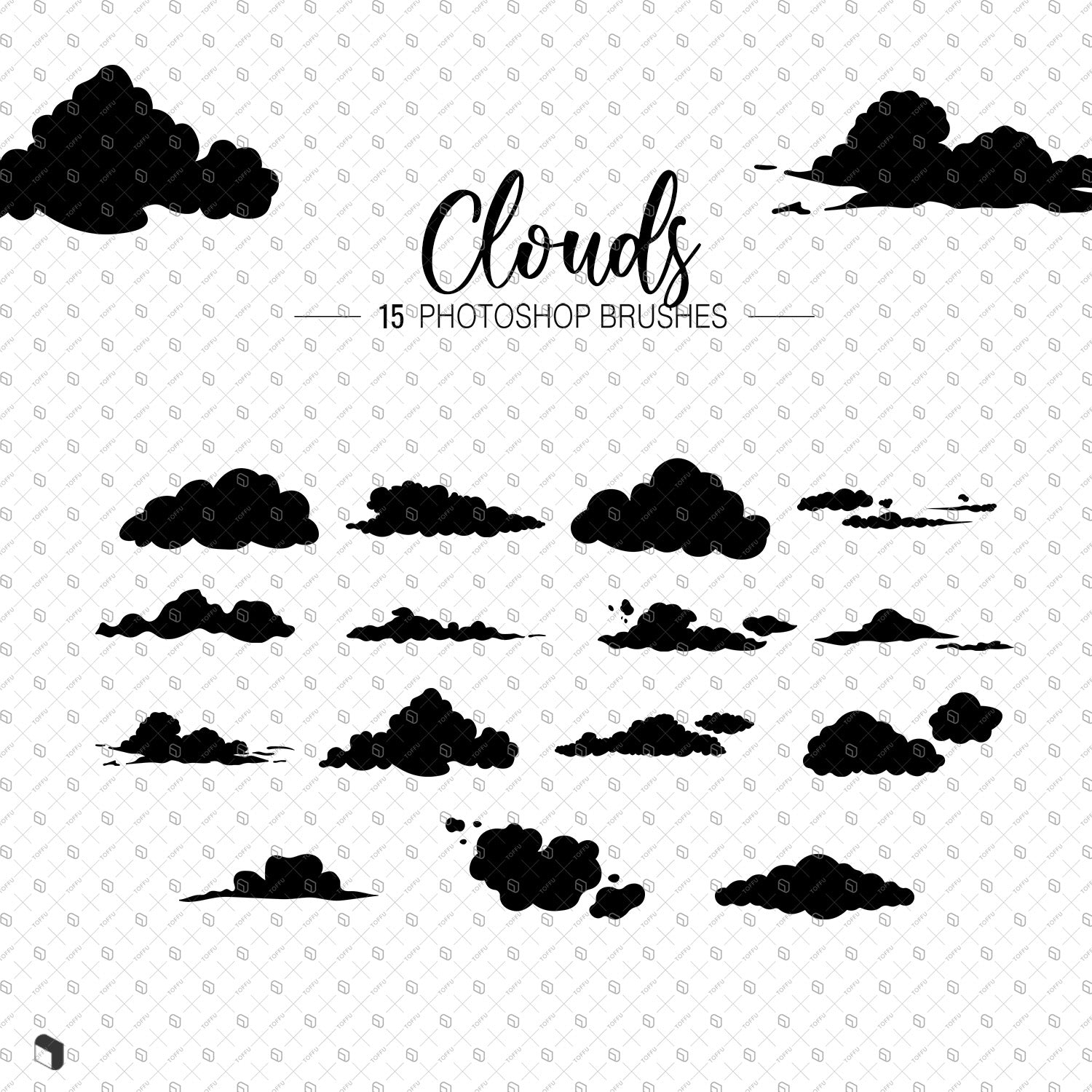 Brush Clouds PNG - Toffu Co
