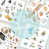Axonometric Library Bundle Digital Artwork drawings | Toffu Co