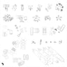 Cad Camping People Top View Digital Artwork drawings | Toffu Co
