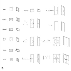 Cad Dynamic Window & Door Blocks – Toffu Co