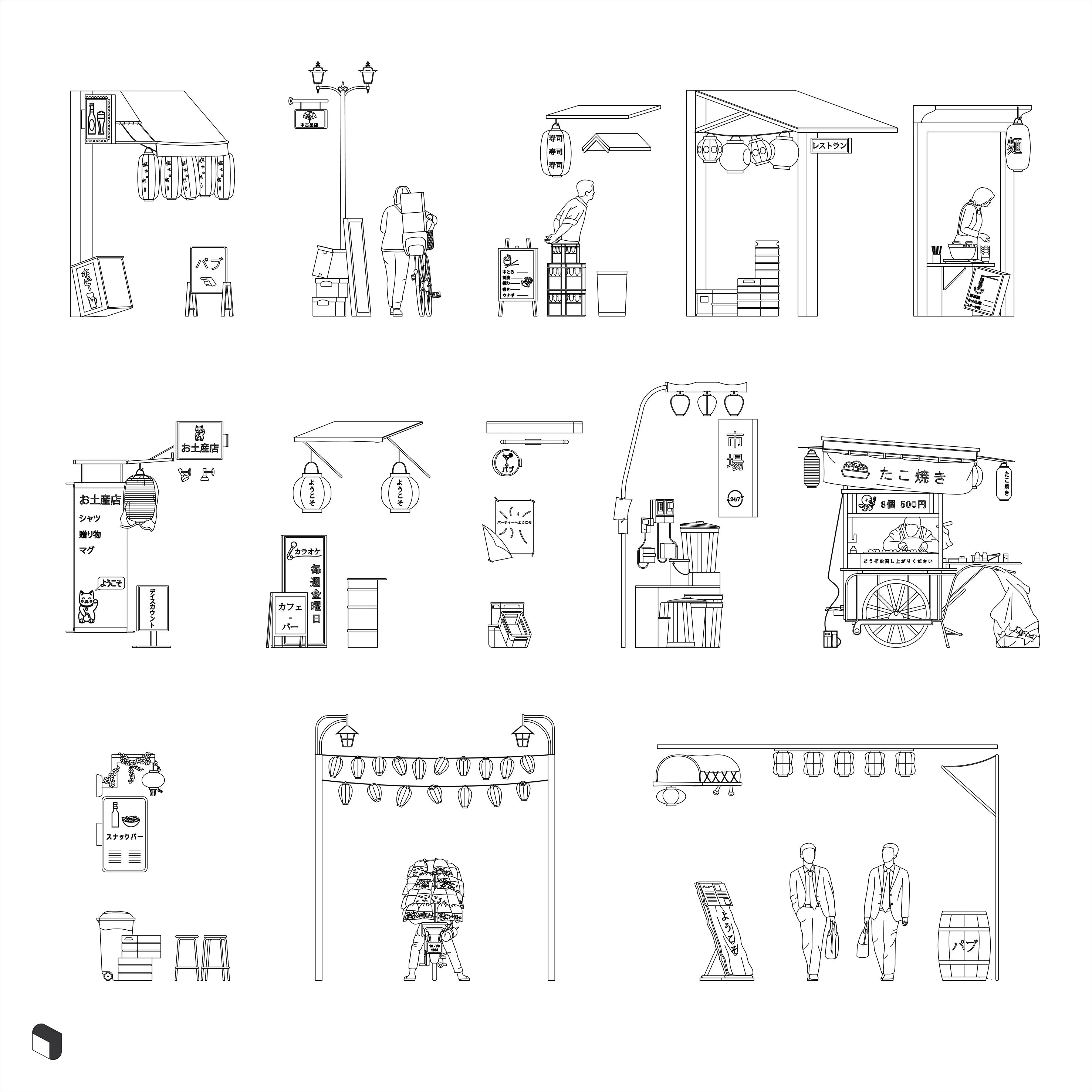 Cad Far East Fillers Digital Artwork drawings | Toffu Co