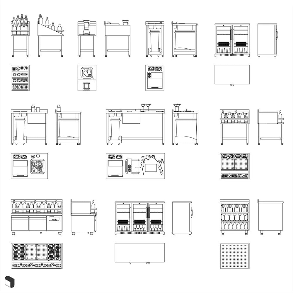 Cad Bar Equipments PNG - Toffu Co