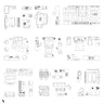 Cad Hotel Rooms Top View 2 Digital Artwork drawings | Toffu Co