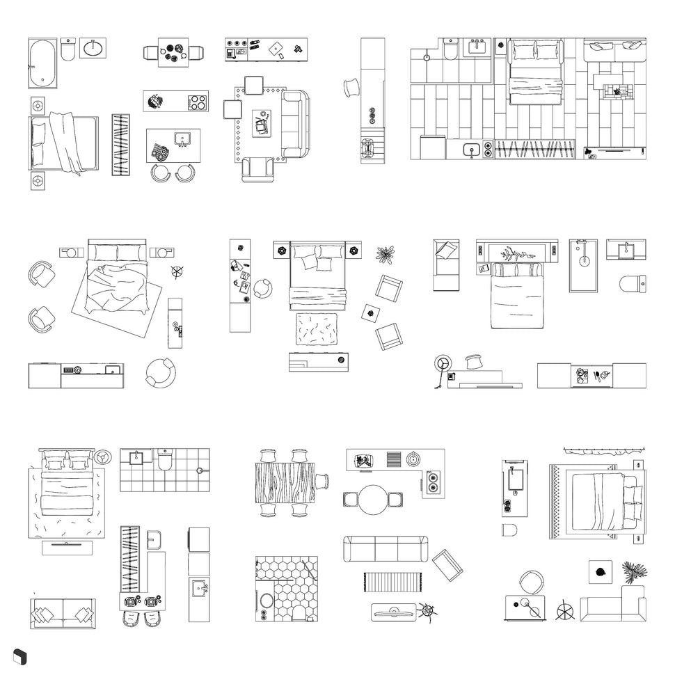 Cad Hotel Rooms Top View 2 – Toffu Co