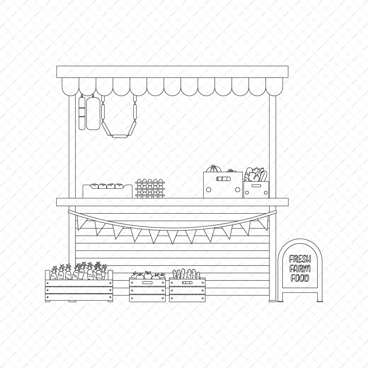Cad Kiosk Digital Artwork drawings | Toffu Co
