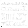 Cad Futuristic Urban Objects Digital Artwork drawings | Toffu Co