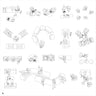 Cad Lounge & Breakroom Top View Digital Artwork drawings | Toffu Co
