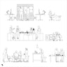 Cad Architecture Office People Digital Artwork drawings | Toffu Co