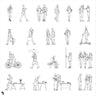 Cad Back to Work Digital Artwork drawings | Toffu Co