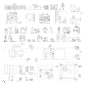 Cad City Maintenance Workers Top View & Elevation Digital Artwork drawings | Toffu Co