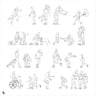 Cad Coming Together People Digital Artwork drawings | Toffu Co