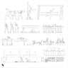 Cad Dance Studio People Digital Artwork drawings | Toffu Co