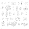 Cad People Home Activities Top View 2 Digital Artwork drawings | Toffu Co
