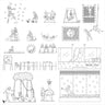 Cad Indoor Playground Digital Artwork drawings | Toffu Co