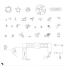 Cad Kids Top View Digital Artwork drawings | Toffu Co