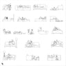 Cad Lazy Sunday People Digital Artwork drawings | Toffu Co
