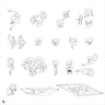 Cad Pavilion People Top View Digital Artwork drawings | Toffu Co