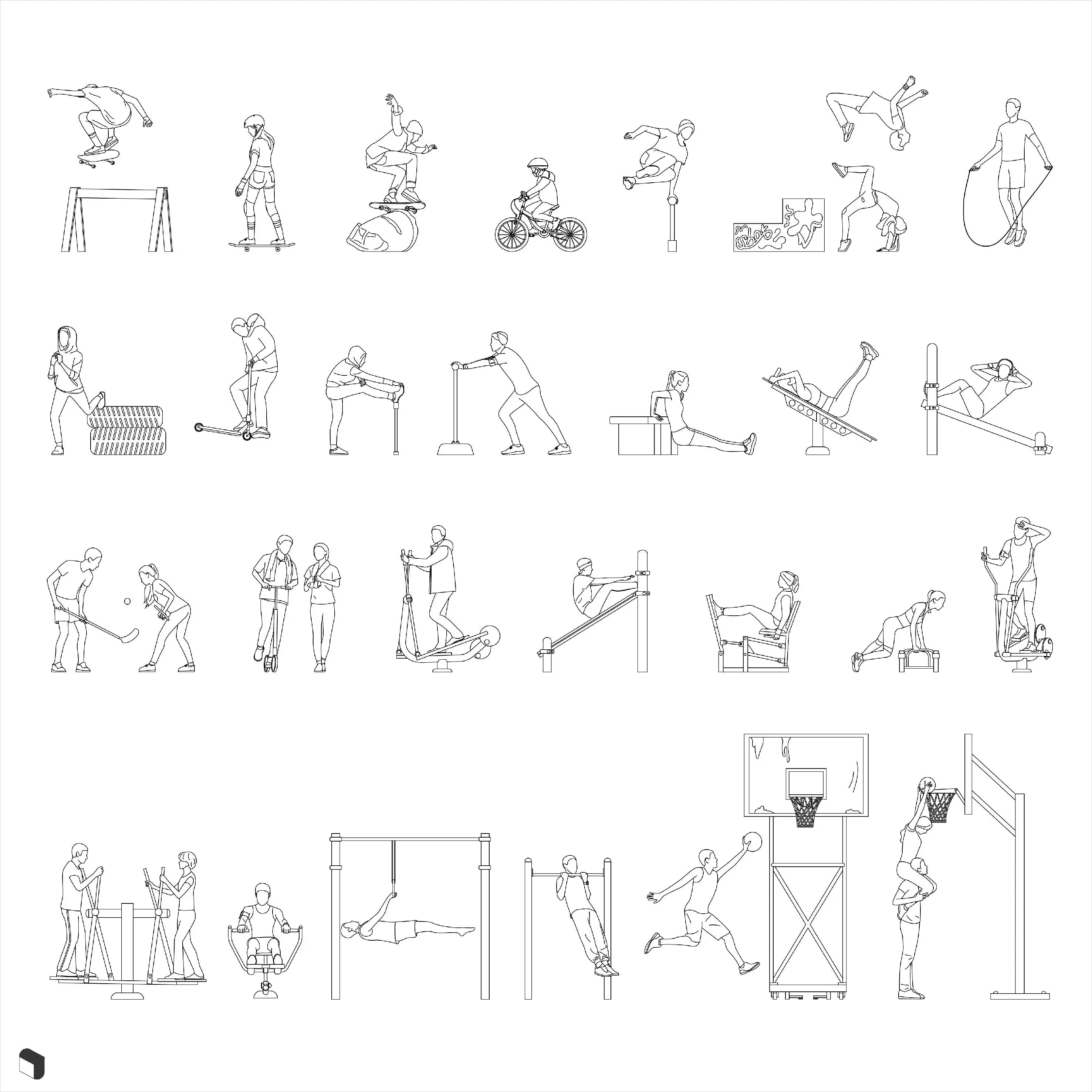 Cad Street Sports drawings | Toffu Co