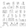 Cad Wedding People 3 Digital Artwork drawings | Toffu Co