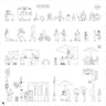 Cad Seoul Streets Digital Artwork drawings | Toffu Co