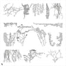 Cad Ivy Vegetation 2 Digital Artwork drawings | Toffu Co