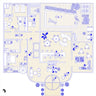 Cad Hotel Setups Top View Digital Artwork drawings | Toffu Co