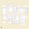 Cad House Furniture Top View DWG | Toffu Co