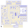 Cad School Top View Digital Artwork drawings | Toffu Co