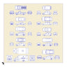 Cad Cars Multi-Angle Digital Artwork drawings | Toffu Co