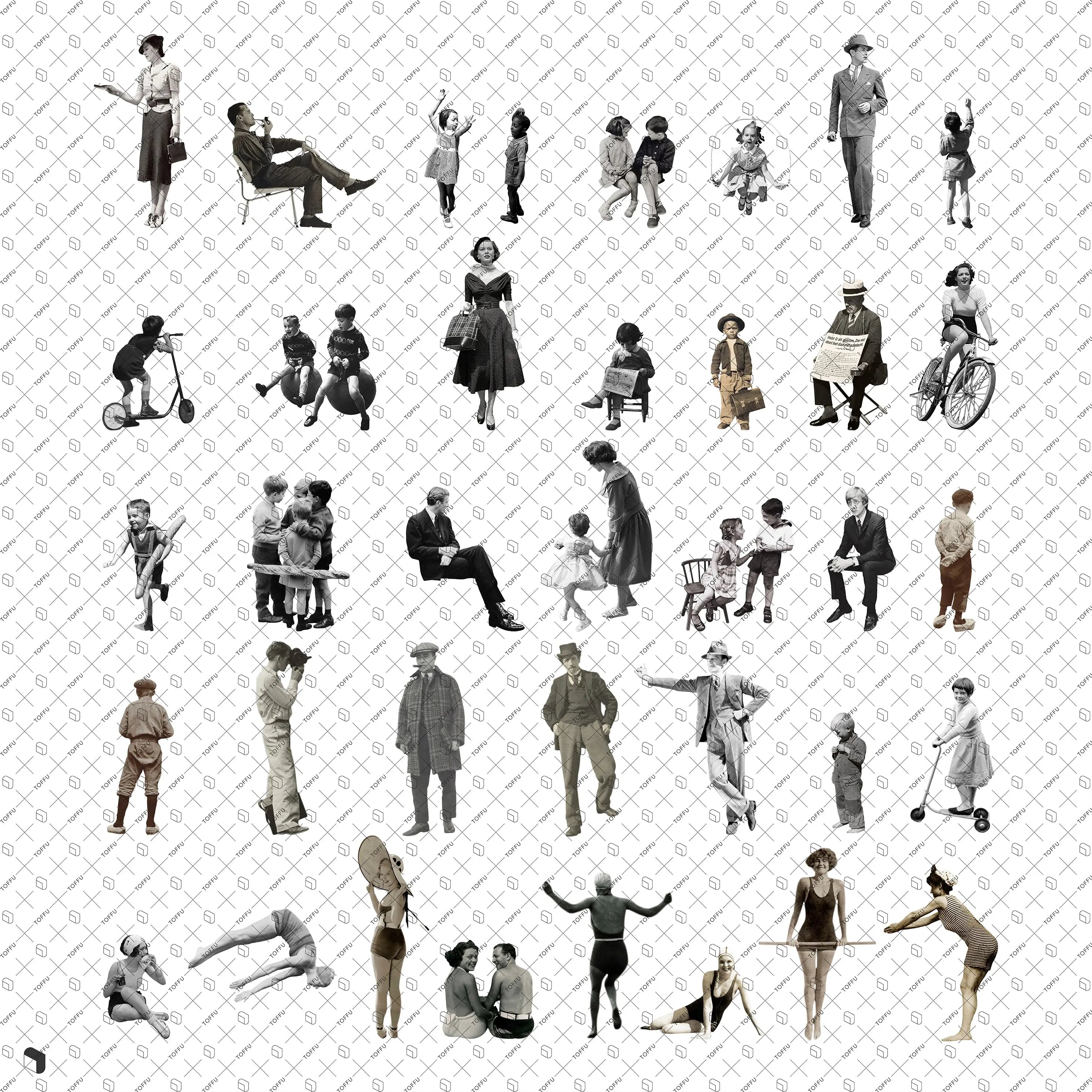 Cutout Daily Black & White Uncategorized drawings | Toffu Co