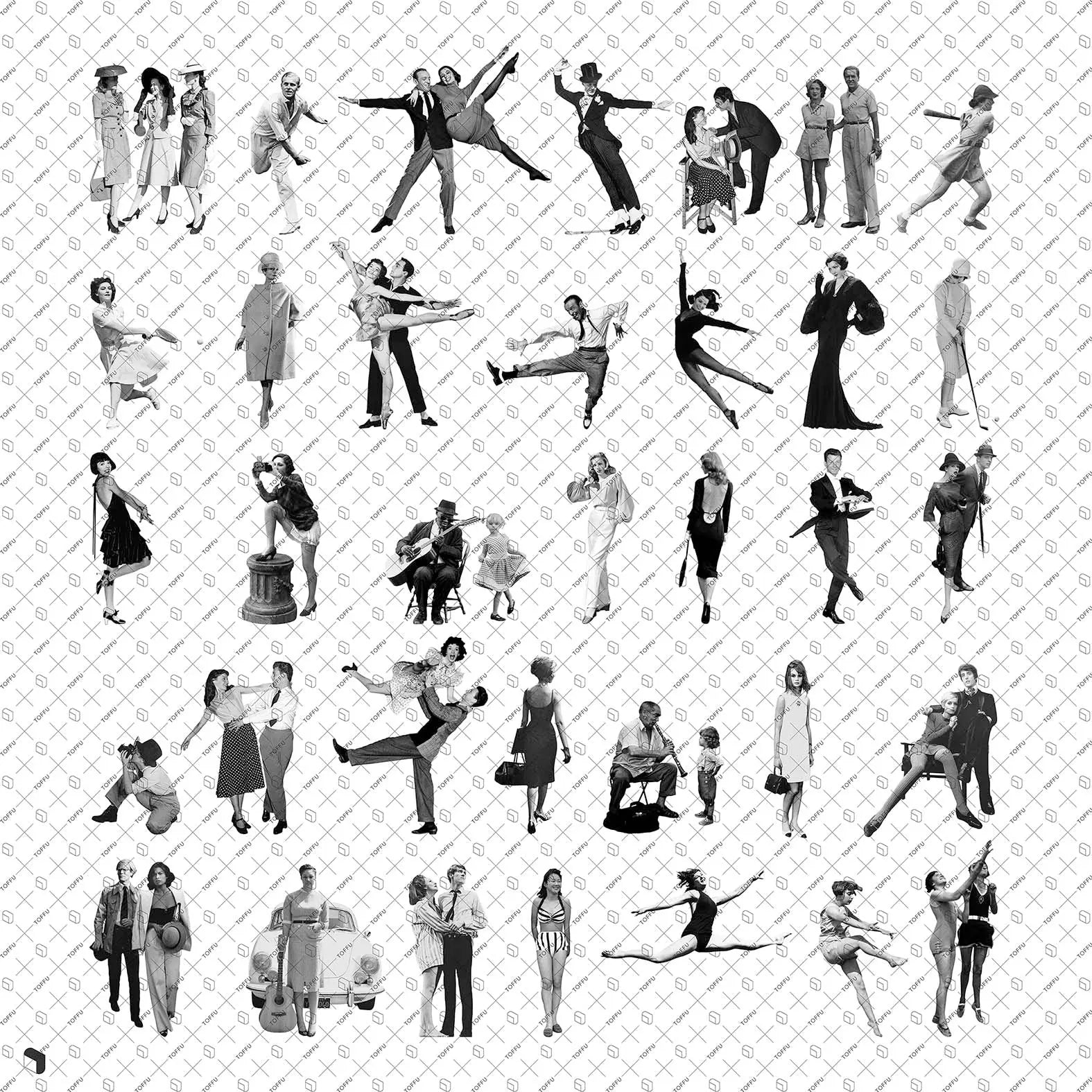 Cutout Black & White Performance Uncategorized drawings | Toffu Co