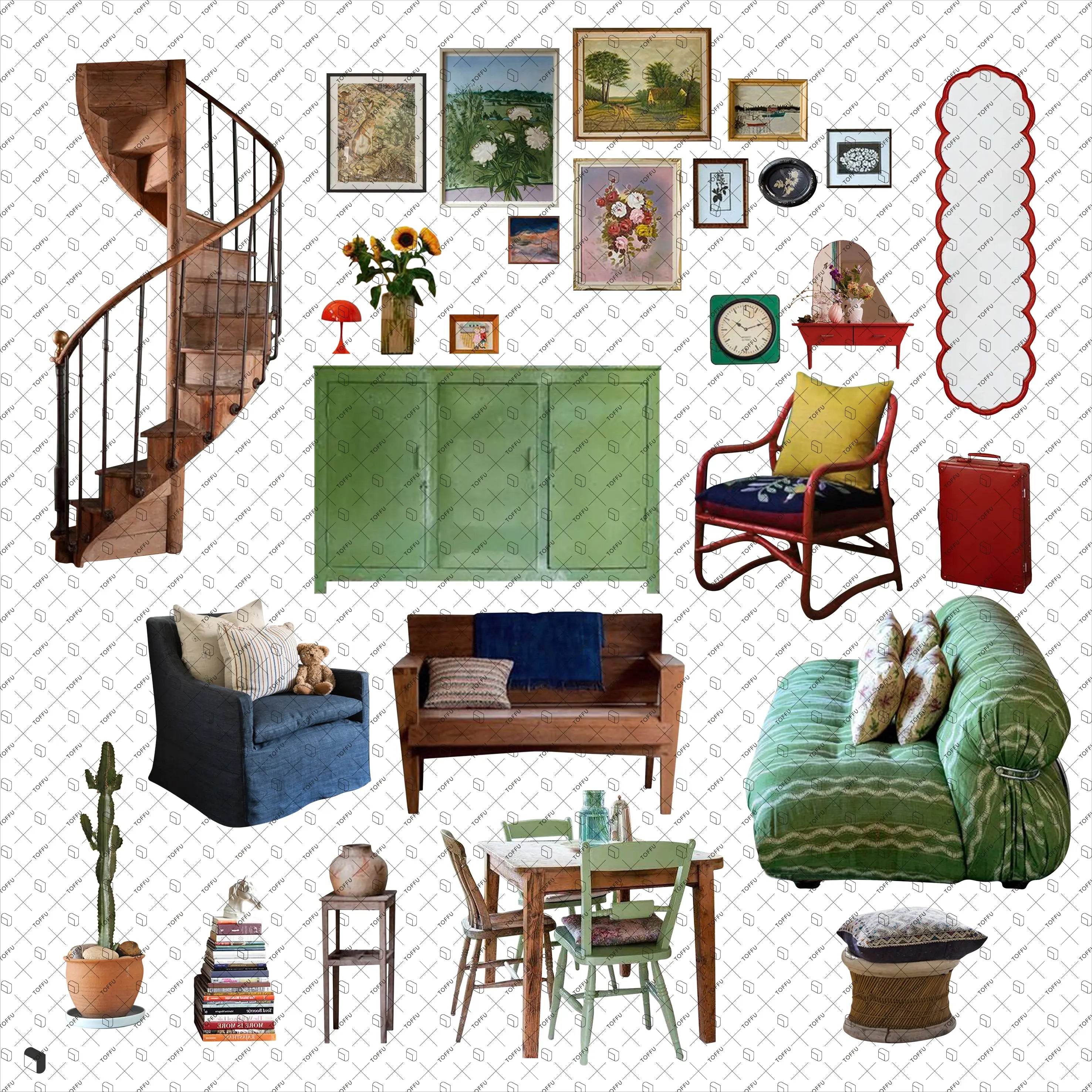 Cutout Living Room Furniture 4 Uncategorized drawings | Toffu Co