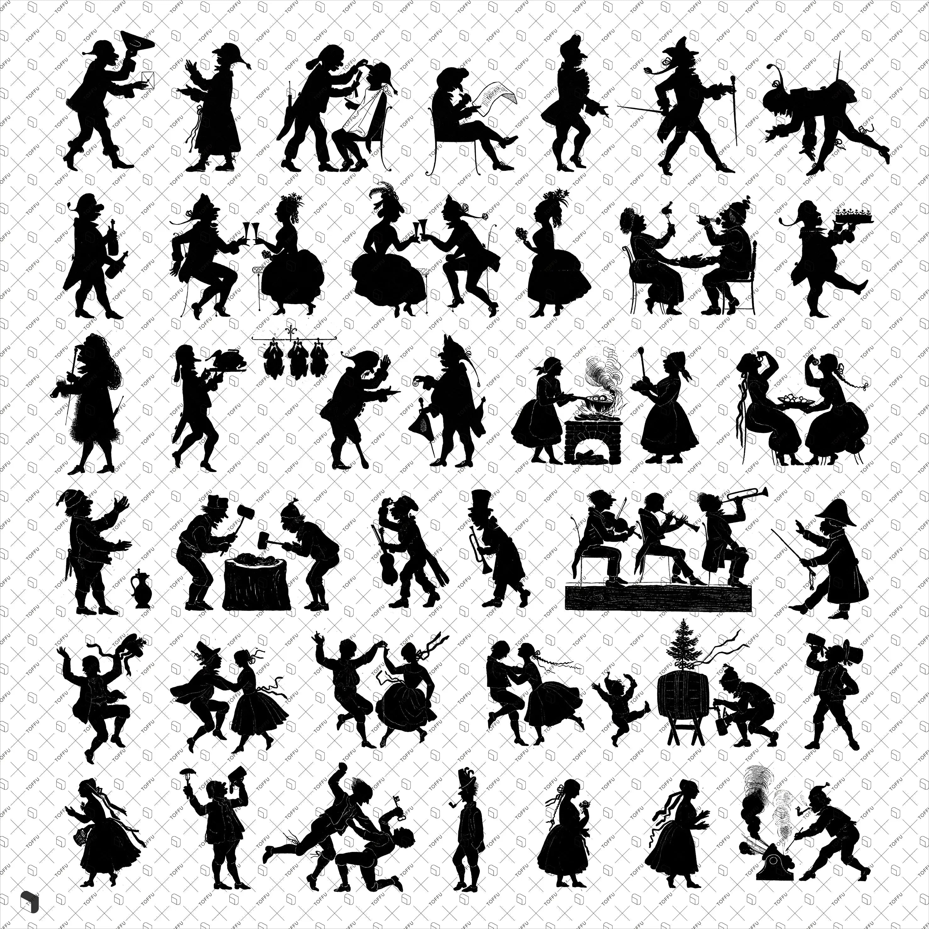 Cutout Kaspar Braun Paintings Digital Artwork drawings | Toffu Co