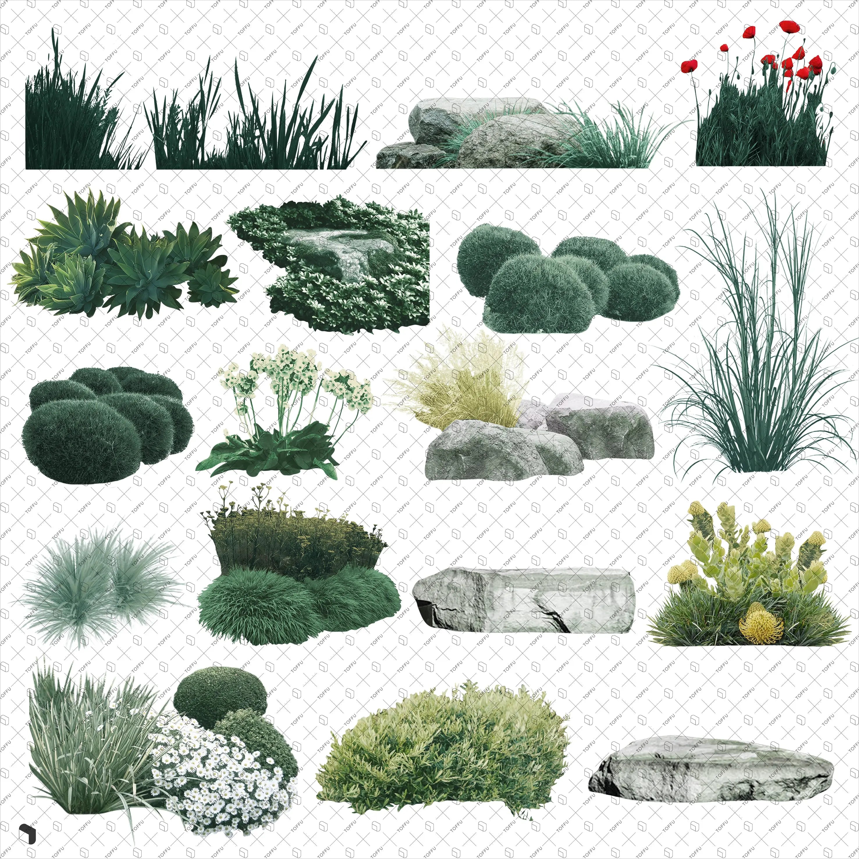 Cutout Assemble Landscape 2 Uncategorized drawings | Toffu Co
