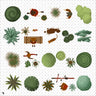 Cutout Coloring Vegetation Top View PSD | Toffu Co
